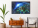 Wall Poster Blue Planet - landscape of Earth's globe against dark cosmos 128817 additionalThumb 6