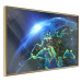Wall Poster Blue Planet - landscape of Earth's globe against dark cosmos 128817 additionalThumb 14