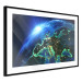 Wall Poster Blue Planet - landscape of Earth's globe against dark cosmos 128817 additionalThumb 8