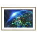 Wall Poster Blue Planet - landscape of Earth's globe against dark cosmos 128817 additionalThumb 16