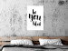 Poster Be-you-tiful - simple black and white composition with English quotes 128917 additionalThumb 5