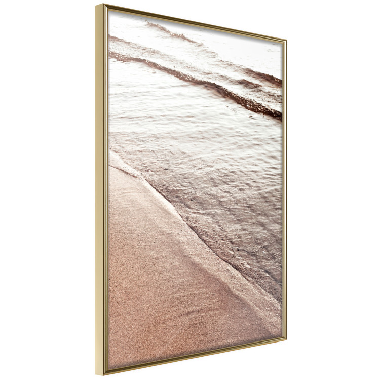 Wall Poster September Rhythm - beach and sea landscape with sepia waves 129717 additionalImage 12
