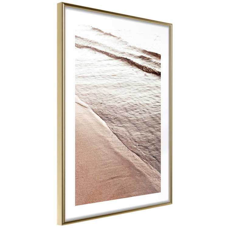Wall Poster September Rhythm - beach and sea landscape with sepia waves 129717 additionalImage 7