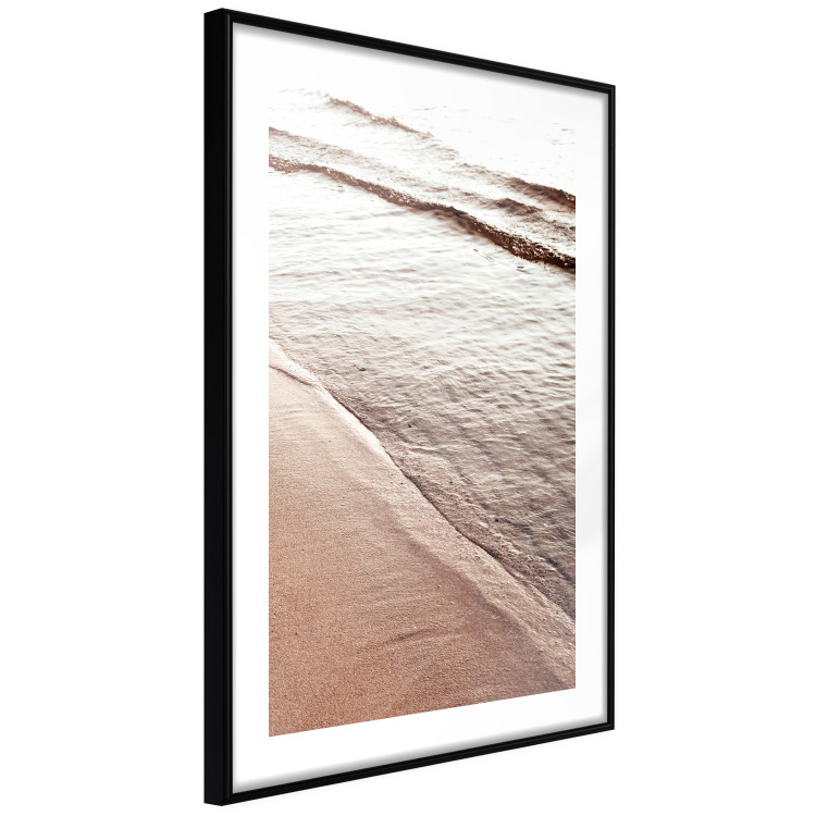 Wall Poster September Rhythm - beach and sea landscape with sepia waves 129717 additionalImage 6