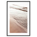 Wall Poster September Rhythm - beach and sea landscape with sepia waves 129717 additionalThumb 15
