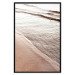 Wall Poster September Rhythm - beach and sea landscape with sepia waves 129717 additionalThumb 16
