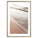 Wall Poster September Rhythm - beach and sea landscape with sepia waves 129717 additionalThumb 14