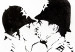 Canvas Kiss of two policemen - youth street art graphic 132417 additionalThumb 5