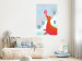 Poster Joyful Seal - playful animal with a colorful ball on a snowy hill 135717 additionalThumb 22