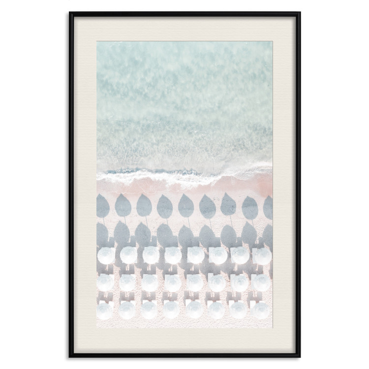 Wall Poster Sardinia Beach - bird's eye view of the azure sea and beach umbrellas 135917 additionalImage 17