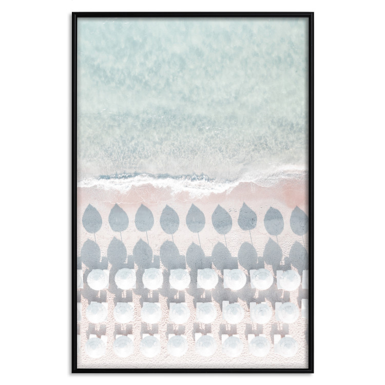 Wall Poster Sardinia Beach - bird's eye view of the azure sea and beach umbrellas 135917 additionalImage 12