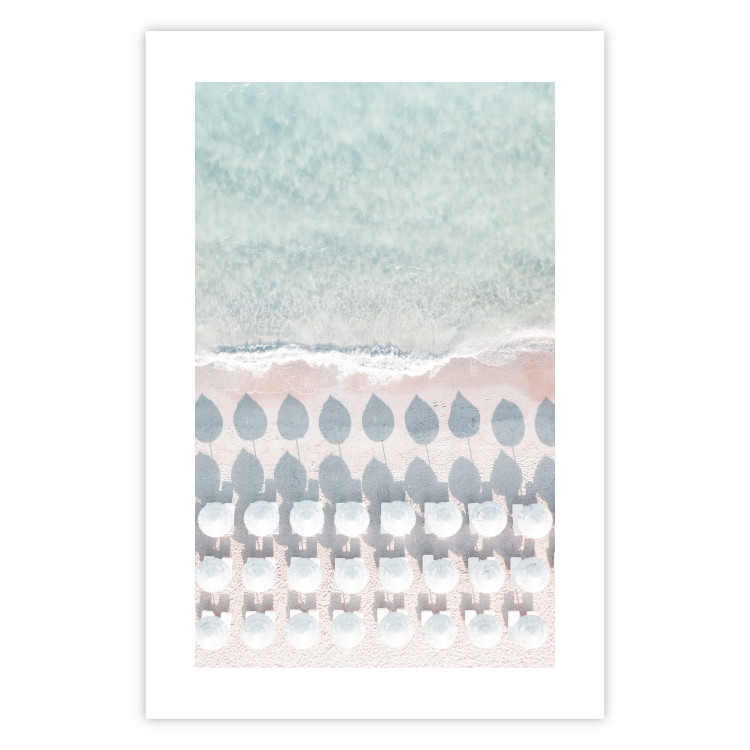Wall Poster Sardinia Beach - bird's eye view of the azure sea and beach umbrellas 135917 additionalImage 13