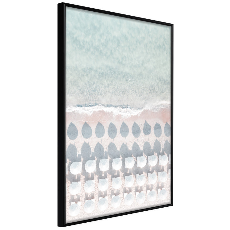 Wall Poster Sardinia Beach - bird's eye view of the azure sea and beach umbrellas 135917 additionalImage 4