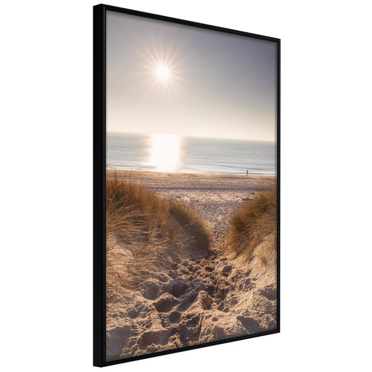 Wall Poster Honey Memory - seascape of a beach against the sunlight 137917 additionalImage 3