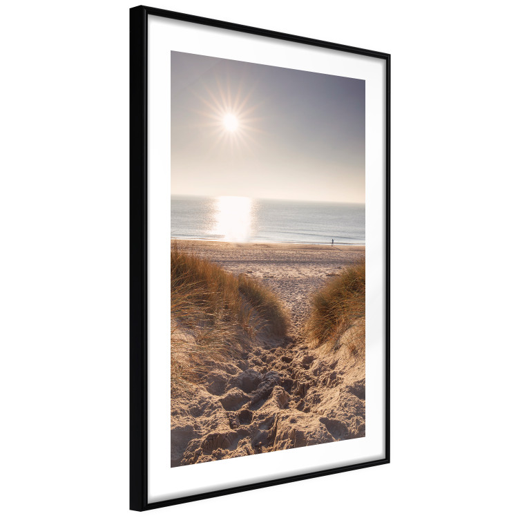 Wall Poster Honey Memory - seascape of a beach against the sunlight 137917 additionalImage 4