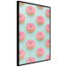 Wall Poster Pastel Donuts - pastel composition of donuts on a blue background 138217 additionalThumb 3