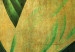 Canvas Art Print Leaves in Gold (1-piece) - close-up landscape with plants 142517 additionalThumb 5