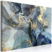 Canvas Print Playful Stream (1-piece) Wide - abstraction with a hint of gold 142817 additionalThumb 2