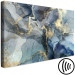 Canvas Print Playful Stream (1-piece) Wide - abstraction with a hint of gold 142817 additionalThumb 6