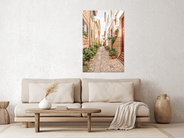 Canvas Quiet Alley (1-piece) - view of a Spanish town and plants 145217 additionalImage 3