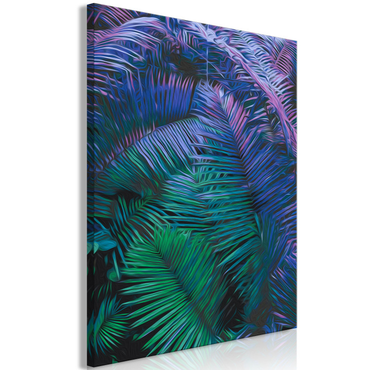 Paint by number Ultraviolet - Large Two-Color Palm Leaves on a Black Background 146217 additionalImage 5