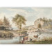 Photo Wallpaper Rural Landscape by the River - Painting by Cornelis Ploos Van Amstel 146317 additionalThumb 5