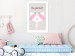 Poster Be Yourself - Pink Cheerful Cat and a Motivating Slogan for Children 146617 additionalThumb 11
