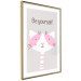 Poster Be Yourself - Pink Cheerful Cat and a Motivating Slogan for Children 146617 additionalThumb 8