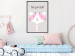 Poster Be Yourself - Pink Cheerful Cat and a Motivating Slogan for Children 146617 additionalThumb 14