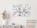 Canvas Lilies (1-piece) - white flowers arranged on a light decorative background 148817 additionalThumb 3