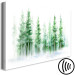 Canvas Spruce Forest - Trees Painted With Watercolor in White and Green Colors 149817 additionalThumb 6