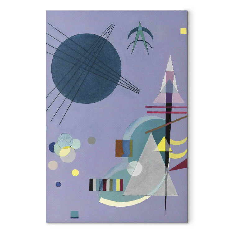 Reproduction Painting Violet Abstraction - A Colorful Geometric Composition by Kandinsky 151617
