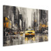 Canvas Art Print New York - Iconic Yellow Cabs Amid the Bustle of the Big City 151917 additionalThumb 2