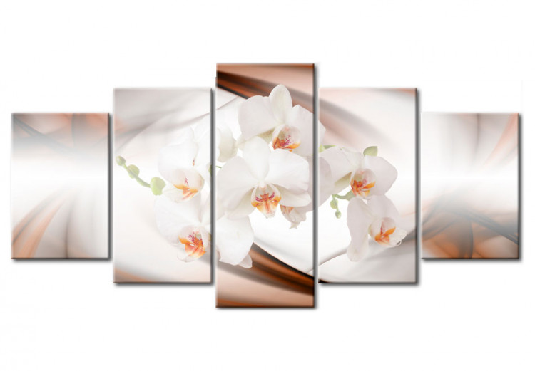 Canvas A white abstract orchid 55617