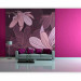 Wall Mural Abstraction - Composition of Magnolia Flowers in Shades of Purple on Background 60817 additionalThumb 1
