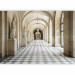 Wall Mural Architecture - corridor with chequered floor with windows and sculptures 64517 additionalThumb 1