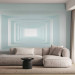 Photo Wallpaper Serenity - futuristic 3D corridor in shades of blue 94217