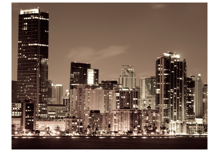 Photo Wallpaper Night life in Miami 97217 additionalImage 1