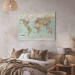Canvas Art Print World Map: Beautiful World 98017 additionalThumb 10