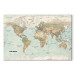 Canvas Art Print World Map: Beautiful World 98017