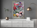 Canvas Colorful Flora (1-part) - Flowers in Retro Natural Space 115327 additionalThumb 3
