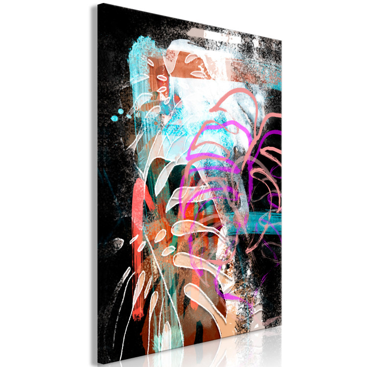 Canvas Art Print Colourful Expression (1 Part) Vertical 119227 additionalImage 2