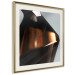 Wall Poster Sphinx's Dream - brown vase with an abstract shape and golden glow 122627 additionalThumb 2