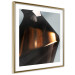 Wall Poster Sphinx's Dream - brown vase with an abstract shape and golden glow 122627 additionalThumb 6
