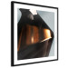 Wall Poster Sphinx's Dream - brown vase with an abstract shape and golden glow 122627 additionalThumb 11