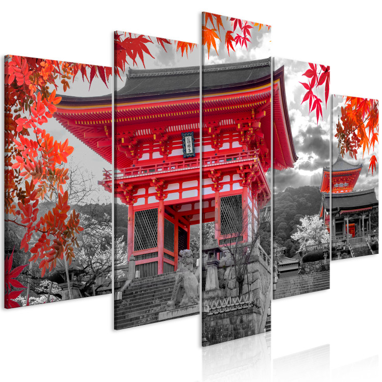 Canvas Print Kyoto, Japan (5 Parts) Wide 123427 additionalImage 2