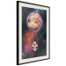 Wall Poster Cosmic Swing - abstraction of swinging astronaut on Earth 123527 additionalThumb 3