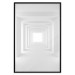 Wall Poster Tunnel of Shadows - gray and geometric space with imitation of 3D effect 123827 additionalThumb 18