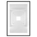 Wall Poster Tunnel of Shadows - gray and geometric space with imitation of 3D effect 123827 additionalThumb 15