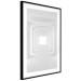 Wall Poster Tunnel of Shadows - gray and geometric space with imitation of 3D effect 123827 additionalThumb 11